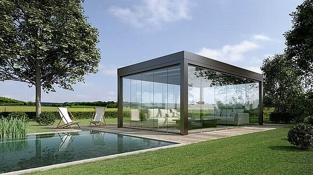 Solarlux Terrassendach Glashaus SDL